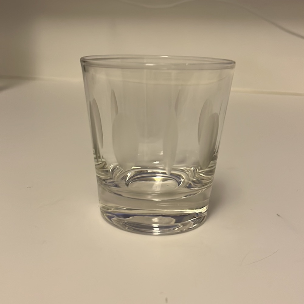 Vintage hand-cut whiskey glasses, set of 6